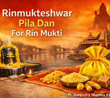 उज्जैन के ऋणमुक्तेश्वर महादेव मंदिर में कर्ज मुक्ति के लिए की जाने वाली पीली पूजा और पीली पोटली दान।